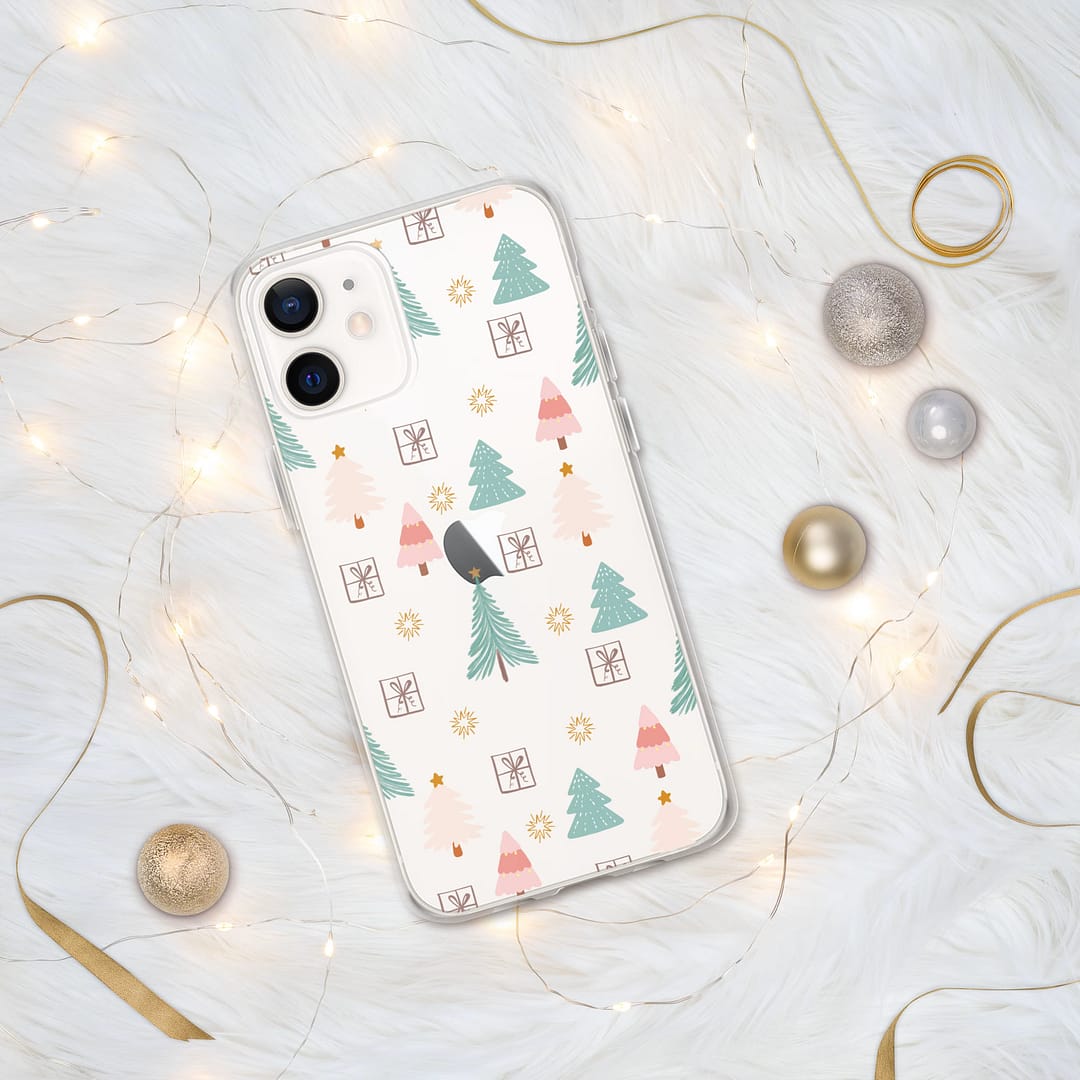 Clear Case for iPhone® - Christmas Trees - Image 8