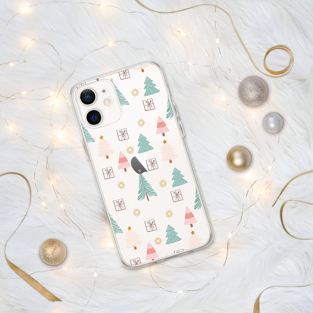 Clear Case for iPhone® - Christmas Trees - Image 5