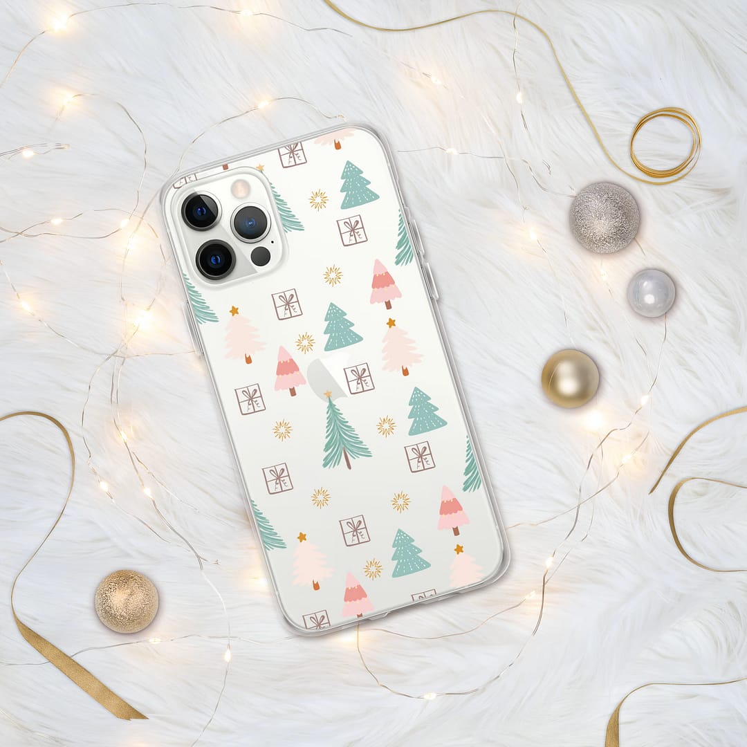 Clear Case for iPhone® - Christmas Trees - Image 7
