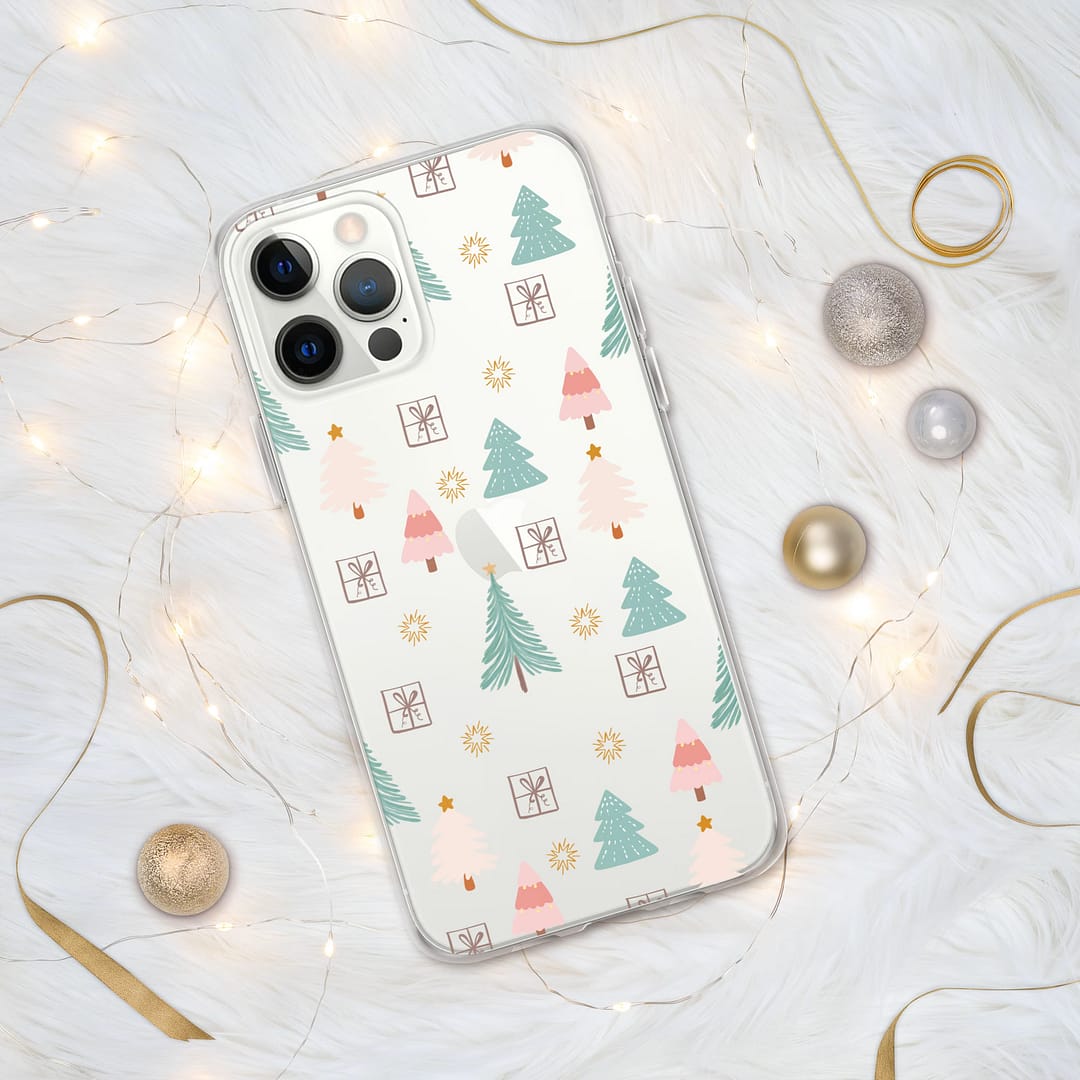 Clear Case for iPhone® - Christmas Trees - Image 6