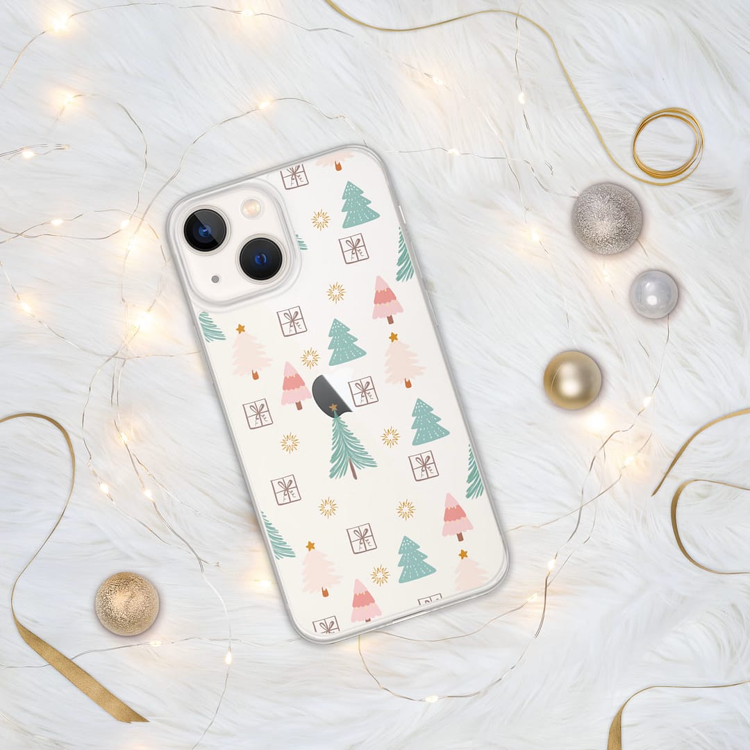 Clear Case for iPhone® - Christmas Trees - Image 9