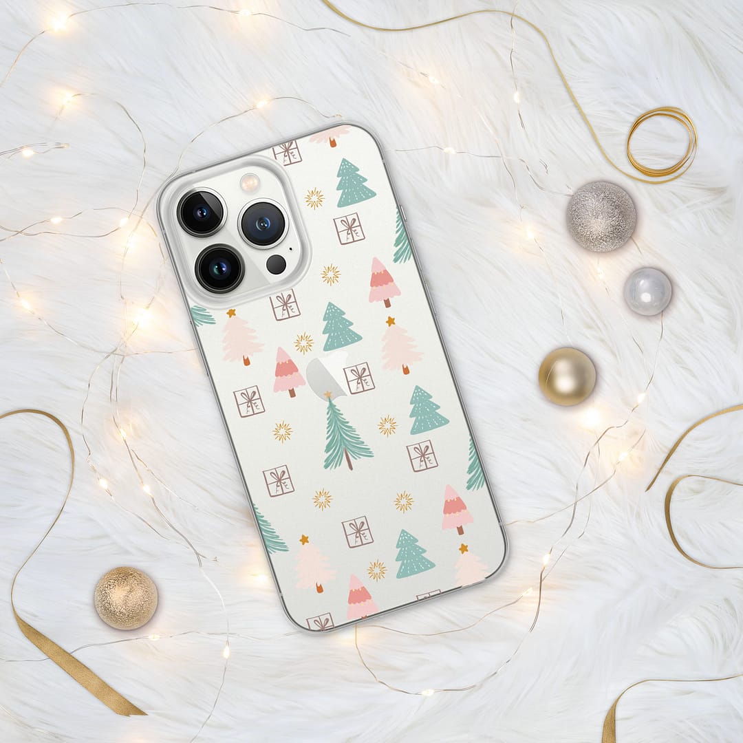 Clear Case for iPhone® - Christmas Trees - Image 11
