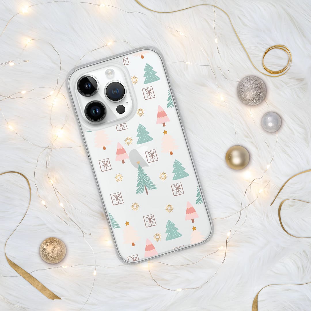 Clear Case for iPhone® - Christmas Trees - Image 15