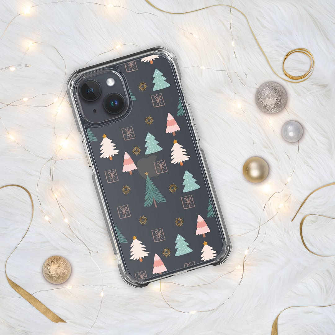 Clear Case for iPhone® - Christmas Trees - Image 20