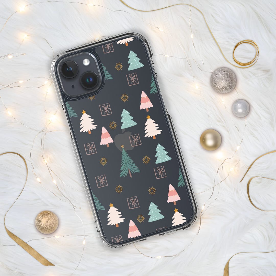 Clear Case for iPhone® - Christmas Trees - Image 17