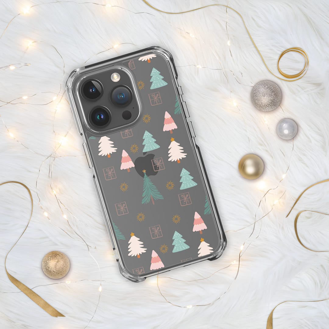 Clear Case for iPhone® - Christmas Trees - Image 19