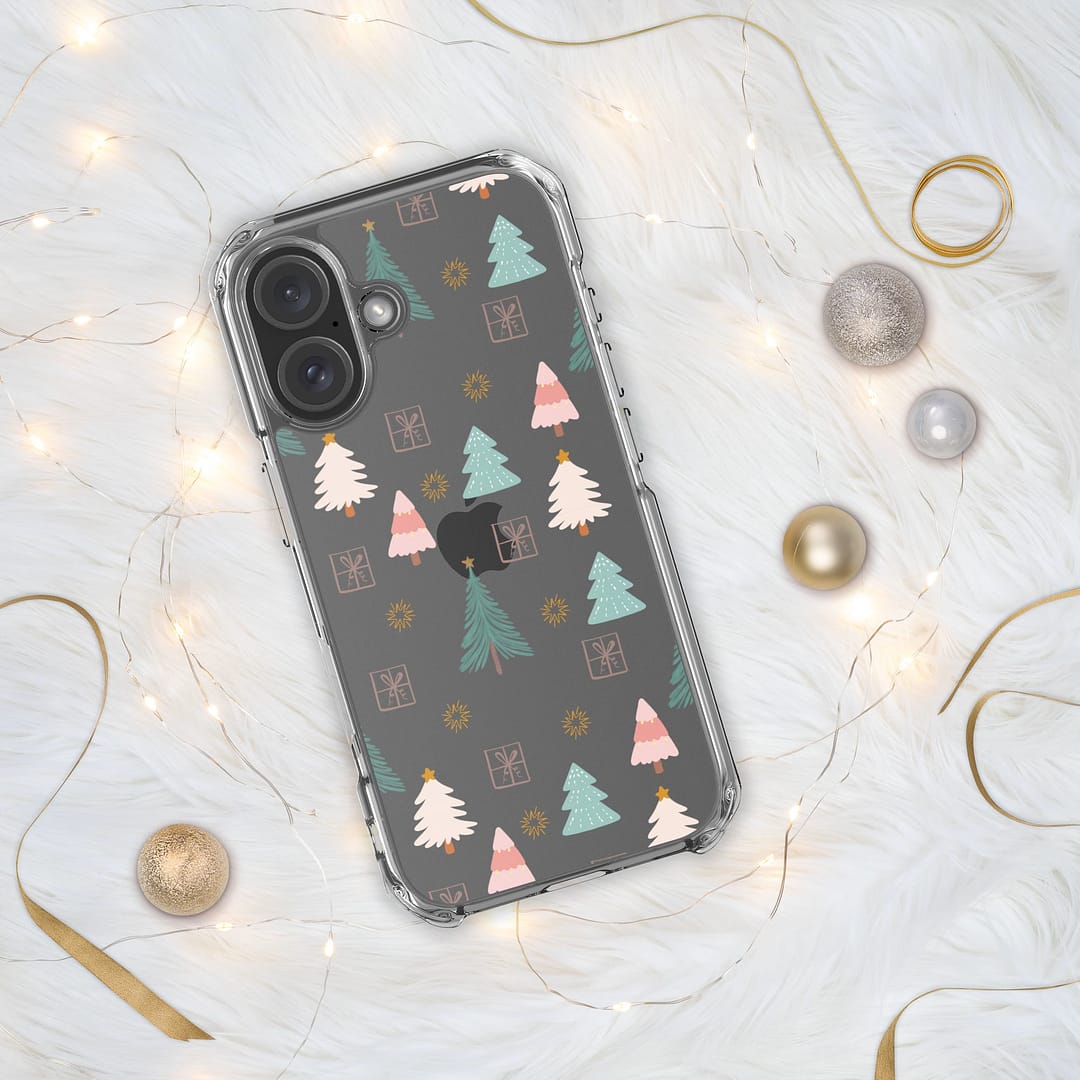 Clear Case for iPhone® - Christmas Trees - Image 23