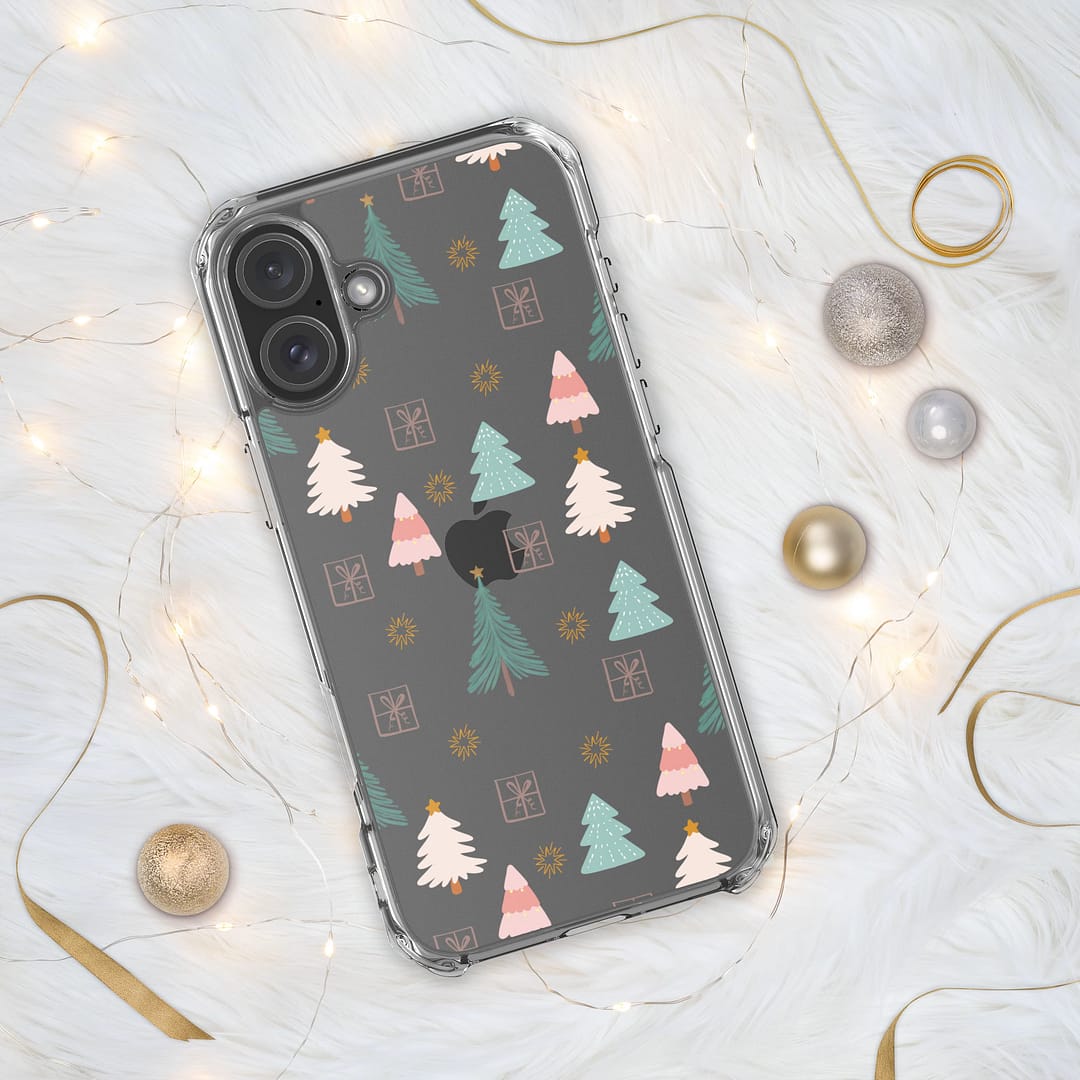 Clear Case for iPhone® - Christmas Trees - Image 21