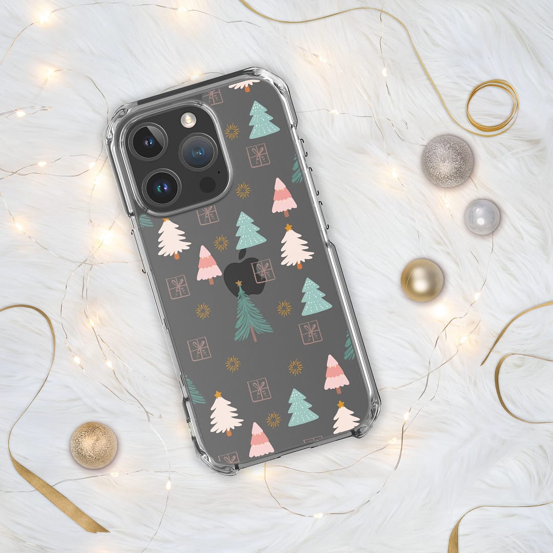 Clear Case for iPhone® - Christmas Trees - Image 22