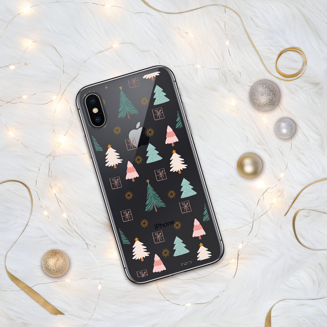 Clear Case for iPhone® - Christmas Trees - Image 26