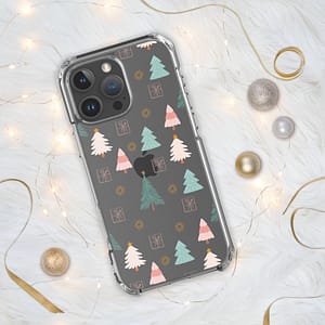 Clear Case for iPhone® - Christmas Trees