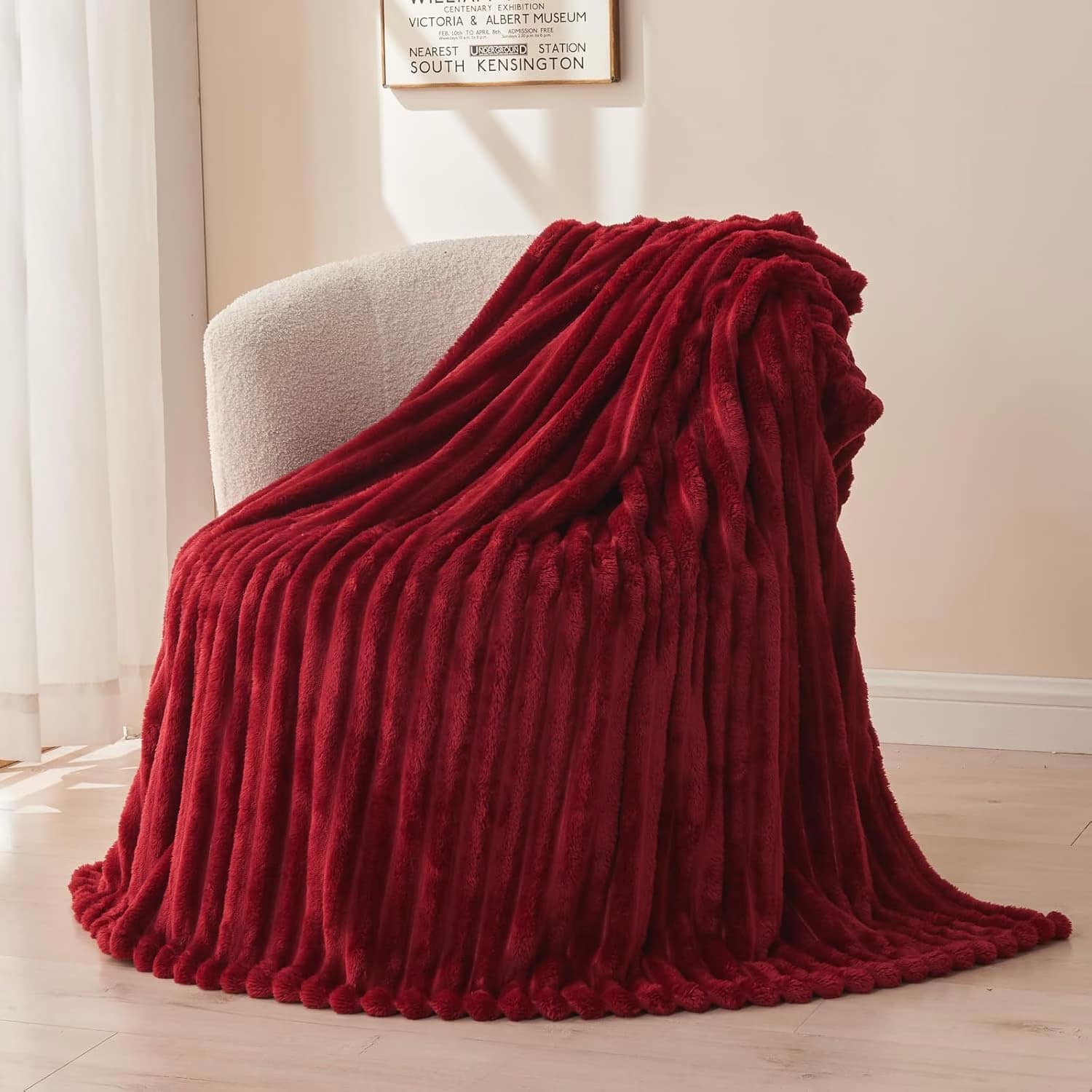Soft cozy Christmas blanket