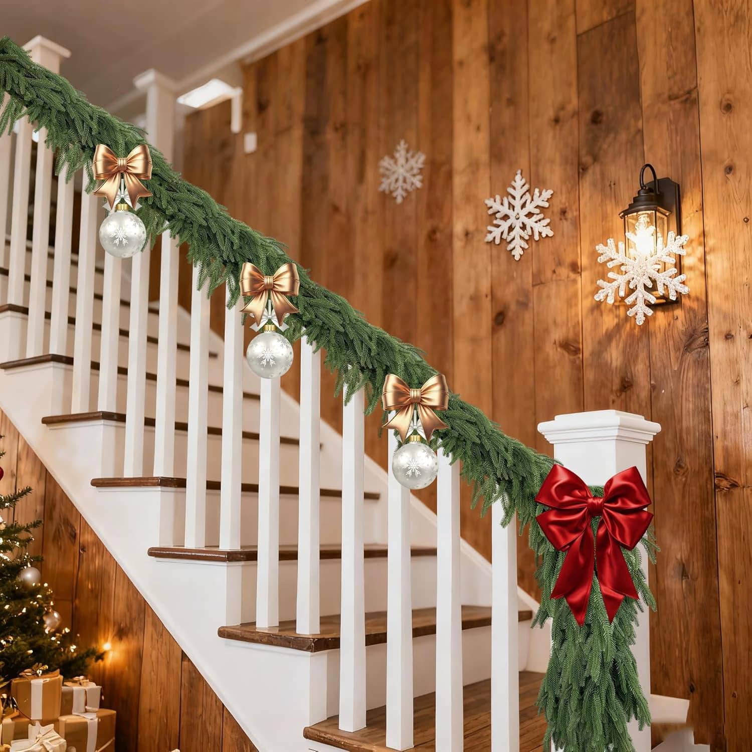 Real touch Norfolk pine garlands